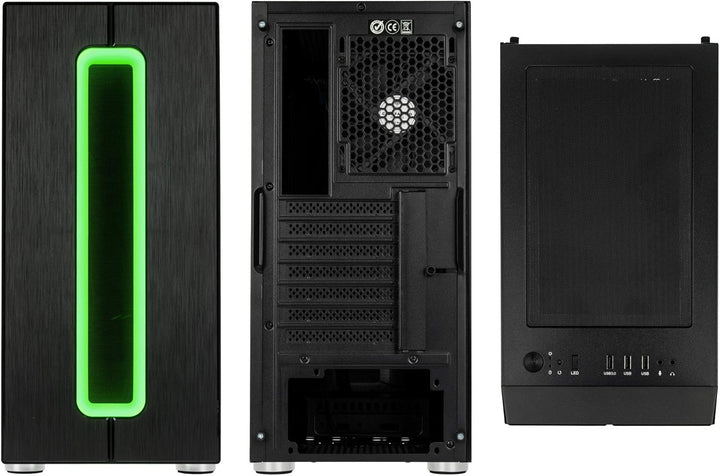 KOLINK Nimbus Midi-Tower ATX RGB Gehäuse, Computergehäuse, PC Hülle, PC Case, PC Gehäuse für Wasserk