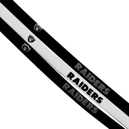 NFL elastisches Stirnband Oakland Raiders, Oakland Raiders