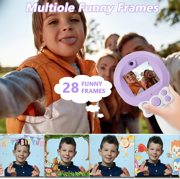Princess Magic Wand Kamera für Mädchen Alter 3-12 | Kinder Digitalkamera mit 48MP Foto & 1080P Video