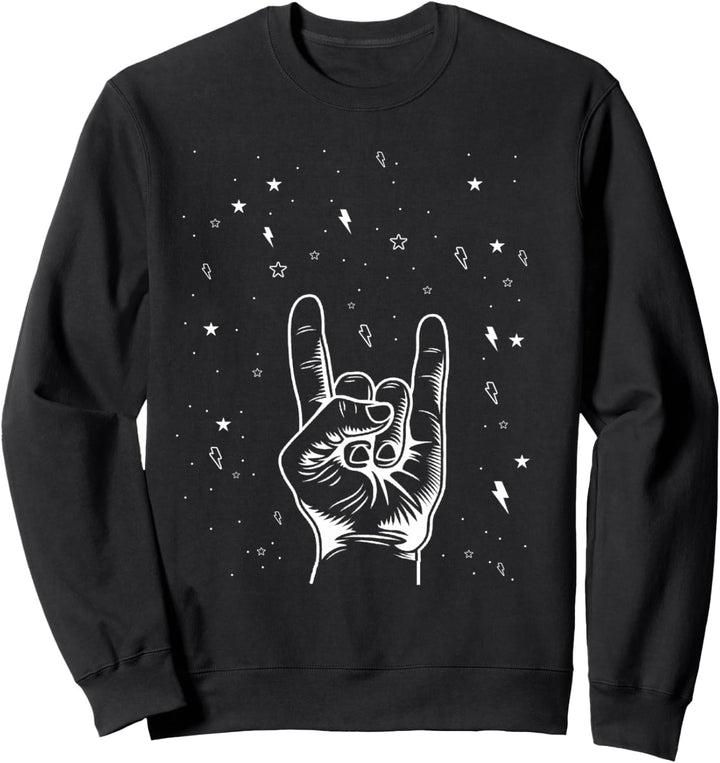 Heavy Metal Geschenke Männer Damen Hard Rock Festival Teufel Sweatshirt
