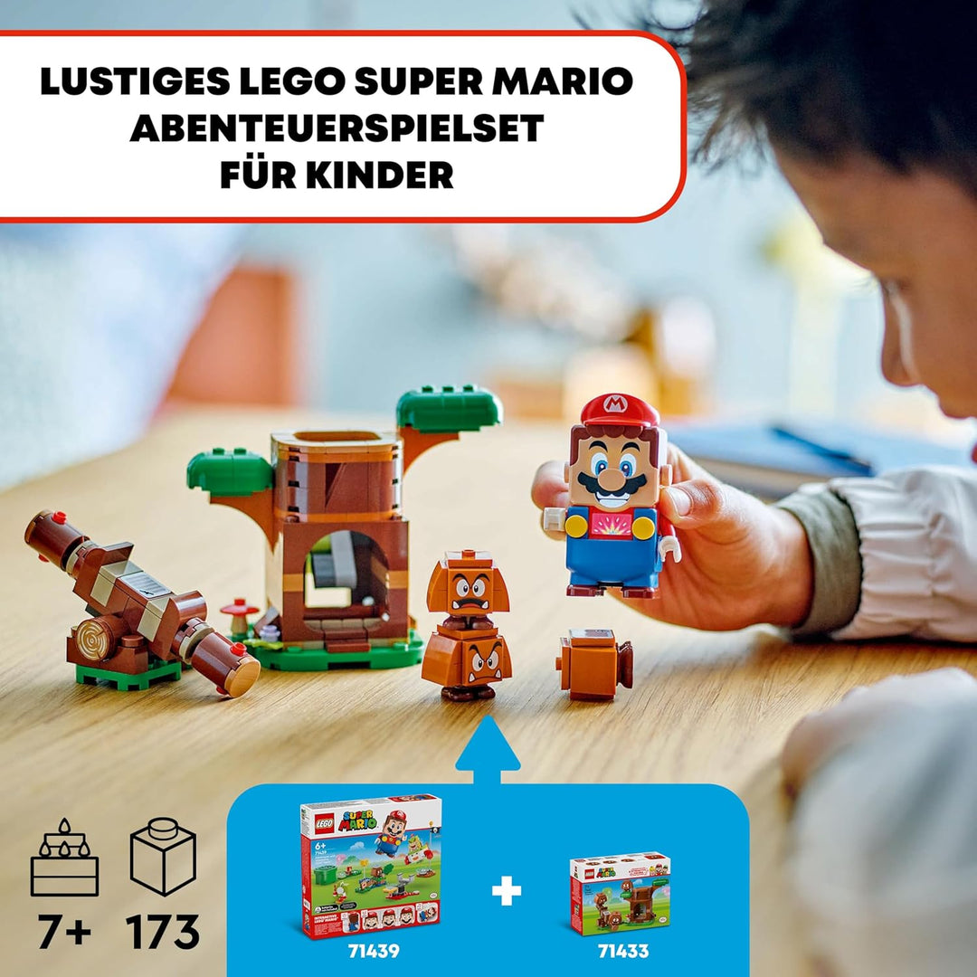 LEGO Super Mario Gumba-Spielplatz, Nintendo Sammlerstück für Kinder, Abenteuer-Spielset, baubare Wip