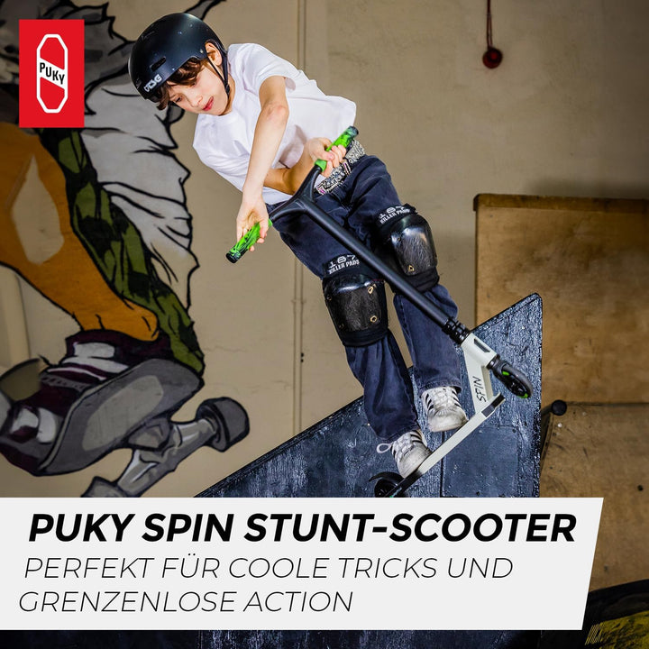 PUKY Spin | Hochwertiger Roller für Kinder 5+ | One Piece Bar Aluminium-Lenker | 100mm PU Rollen | L