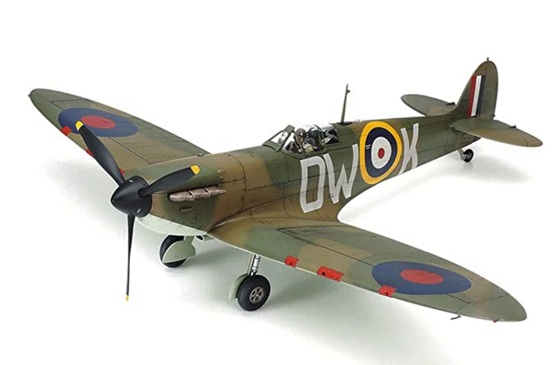 TAMIYA 61119 - 1:48 Britische Supermarine Spitfire Mk.I, Modellbau, Plastik Bausatz, Hobby, Basteln,