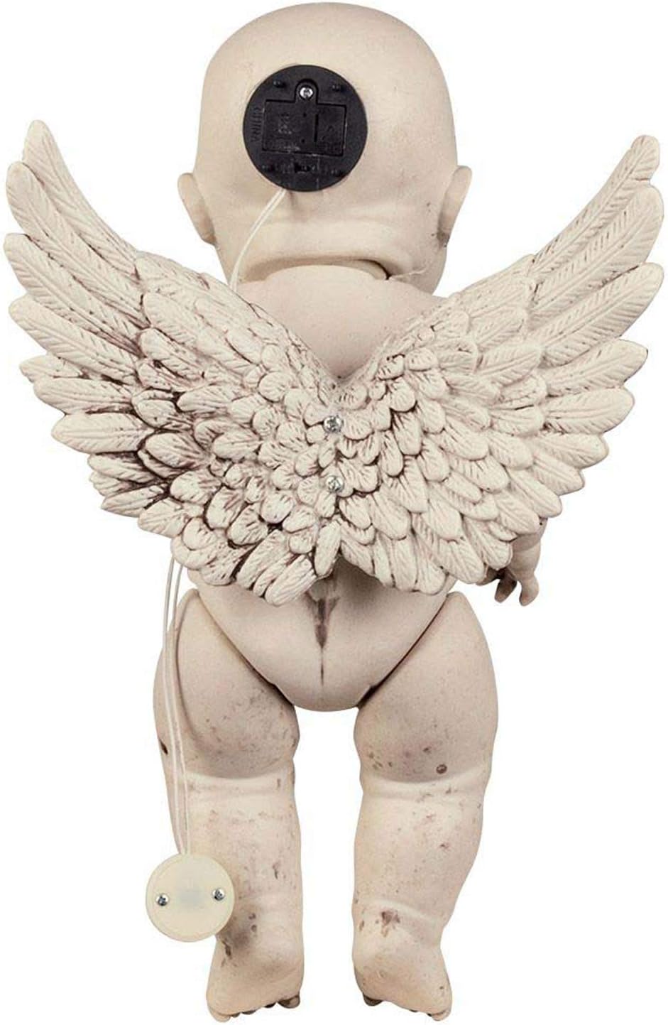 Boland 72266 - Puppe Teuflischer Engel, Grösse 30 cm, aus Kunststoff, Horrorpuppe mit Leuchtaugen, F