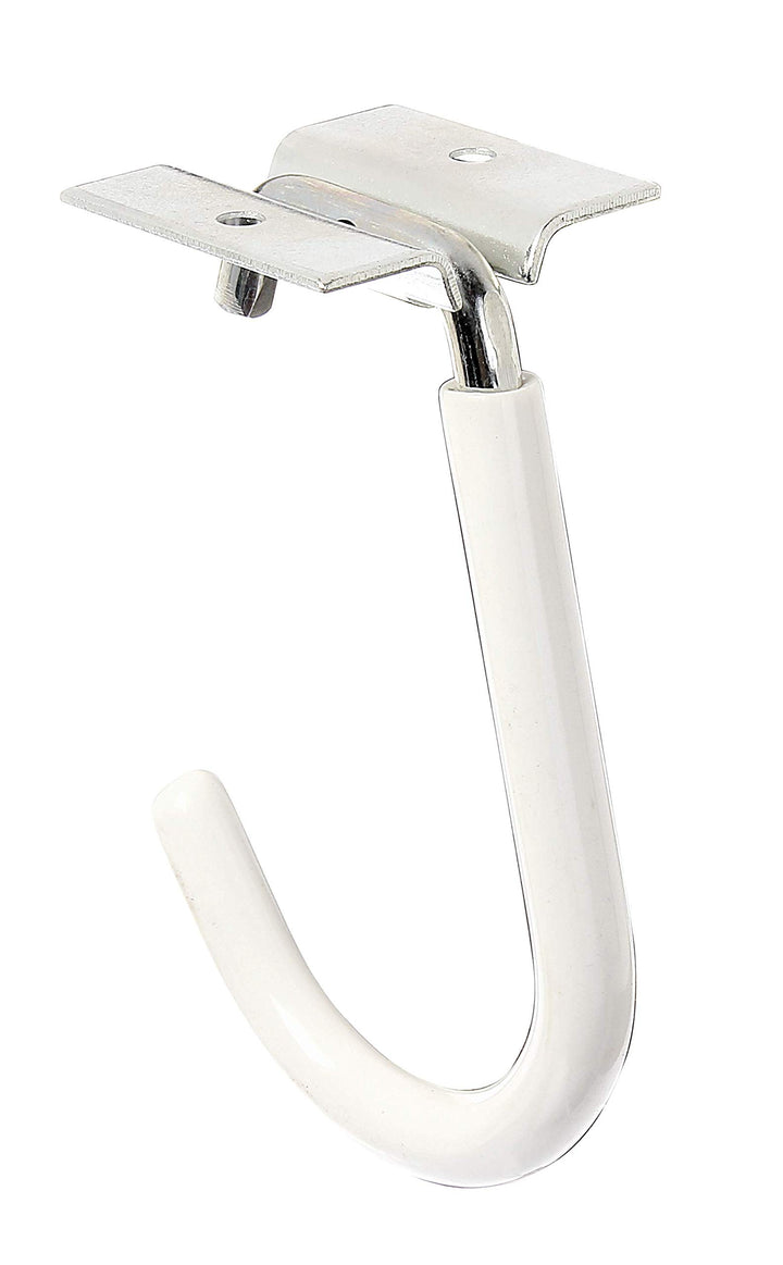 Alberts 802011 Fahrradhaken | gebogen | inkl. Befestigungsmaterial | galvanisch blau verzinkt | Hake
