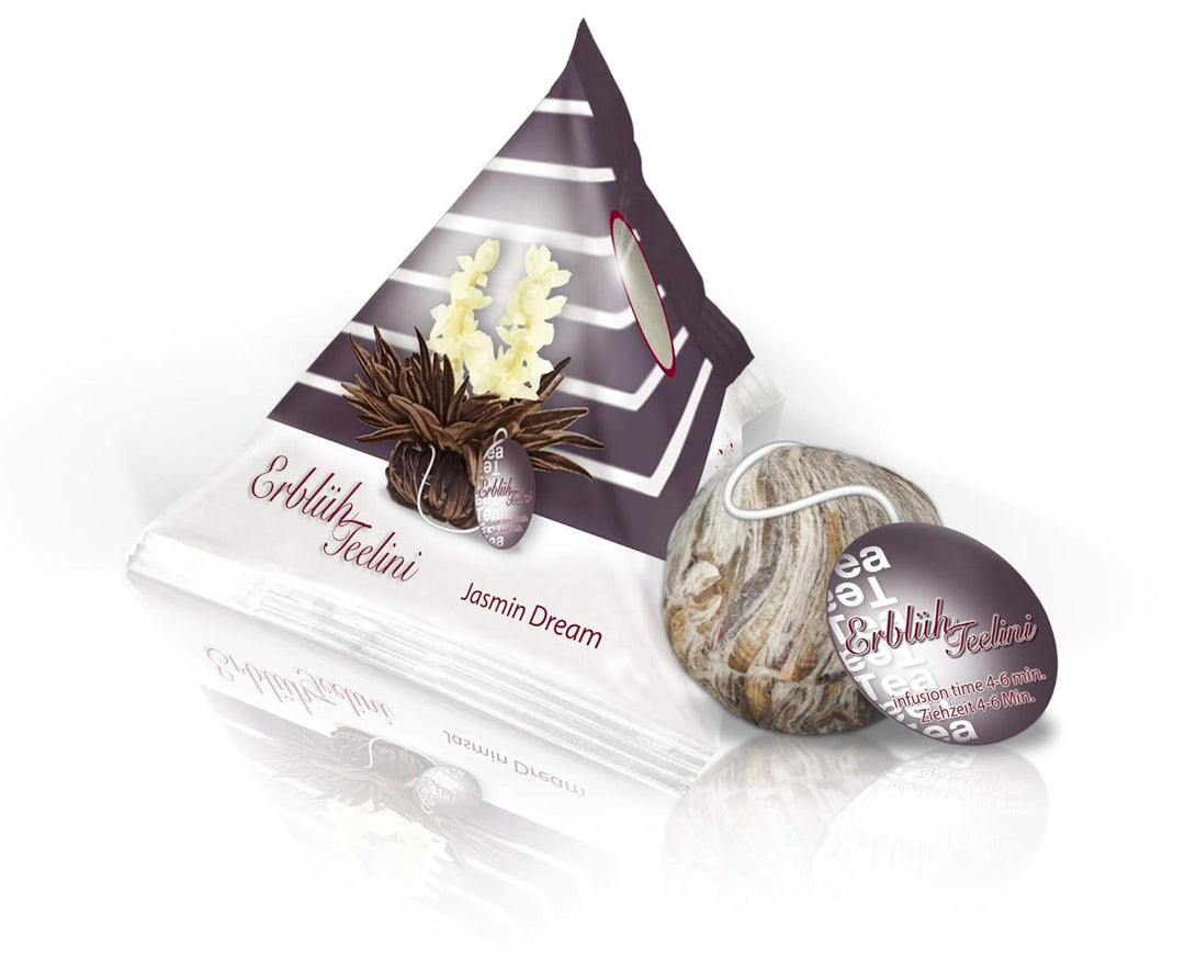 Creano Erblüh-Teelini schwarztee Geschenk-Set 'schwarzer Tee' 8 ErblühTeelini fein aromatisiert, 1 T