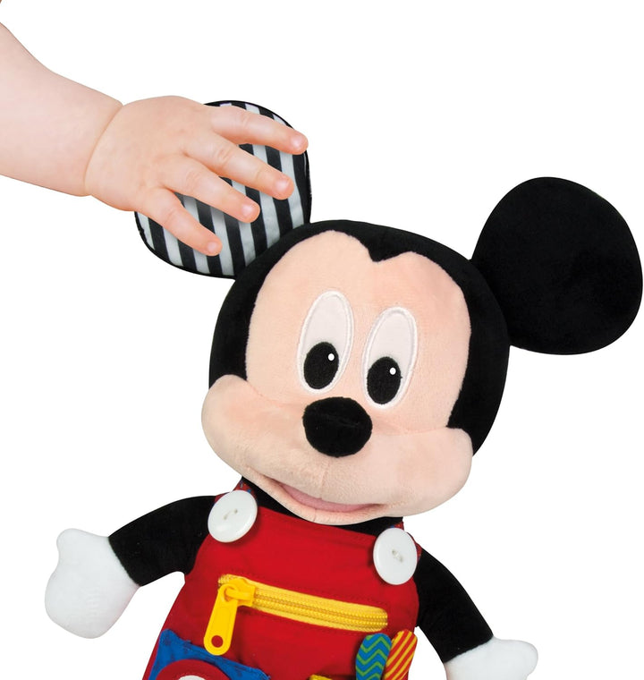 Clementoni 17224 - Disney Baby Mickey Plüsch Mickey Fähigkeiten, Plüsch, Mickey Fähigkeiten, Plüsch