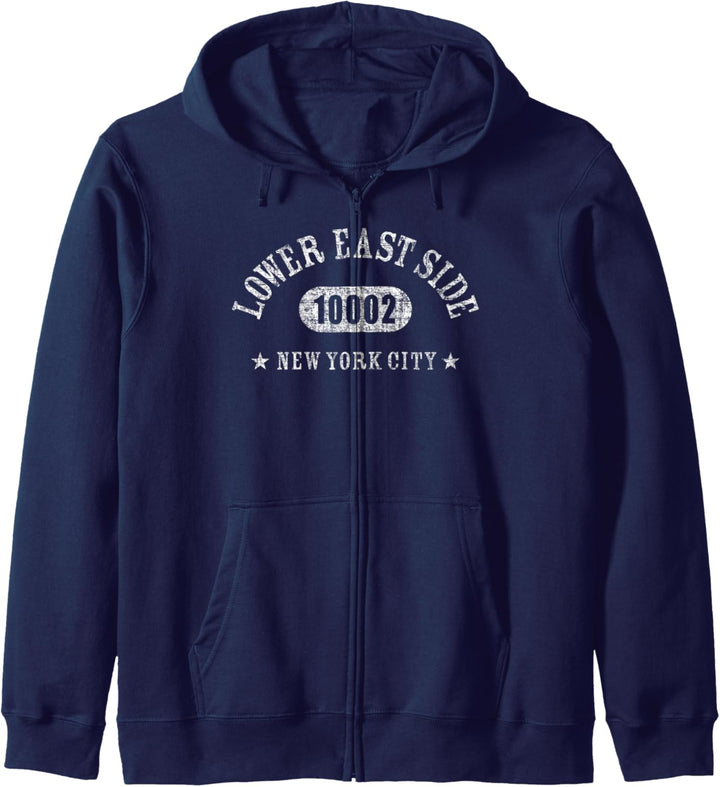 LOWER EAST SIDE NEW YORK CITY/ NYC Sportliches Design W Detail Kapuzenjacke