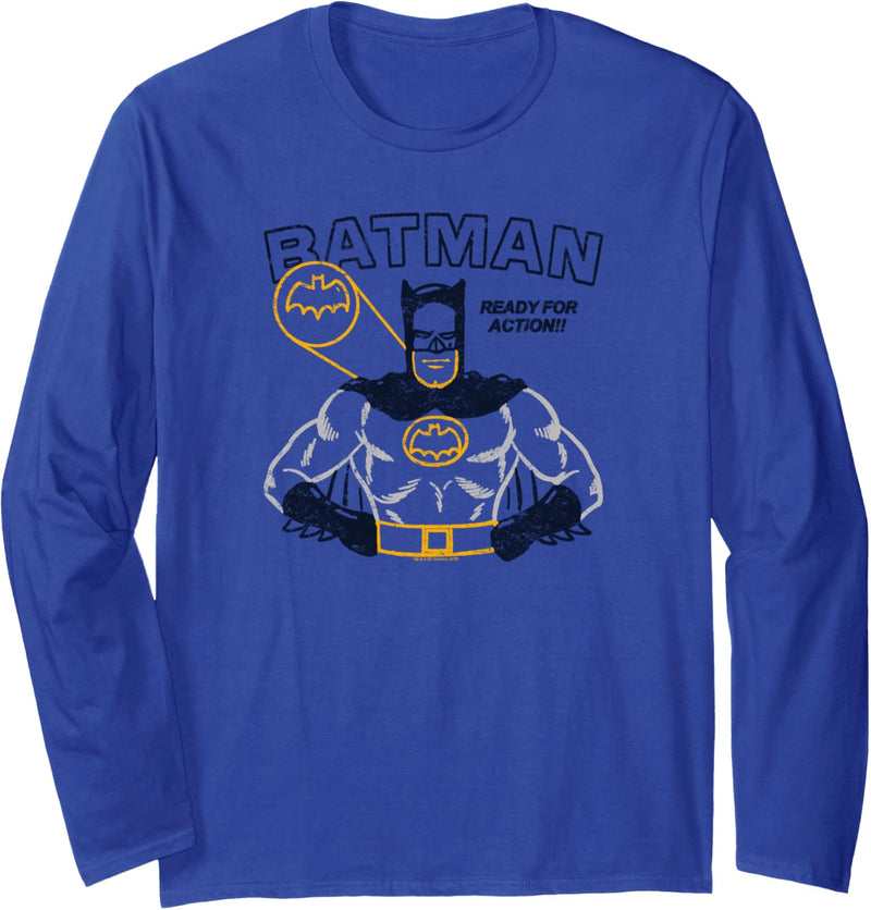 Batman Ready For Action Langarmshirt