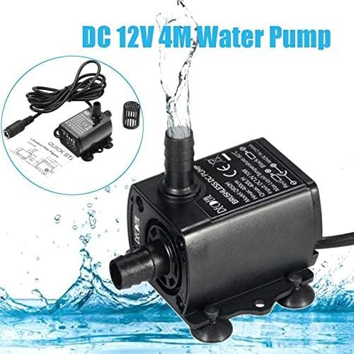 Riloer DC12V wasserdichte bürstenlose Mini-Wasserpumpe für die Zirkulation von 6W QR50H