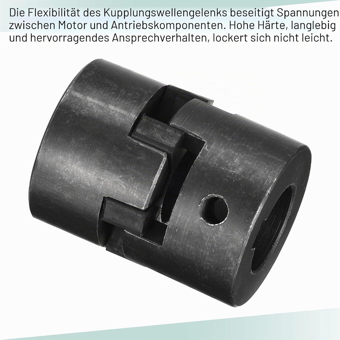 sourcing map Flexible Kupplungswelle 24 mm bis 25 mm 51 mm x 44 mm Motorkupplungsgelenk