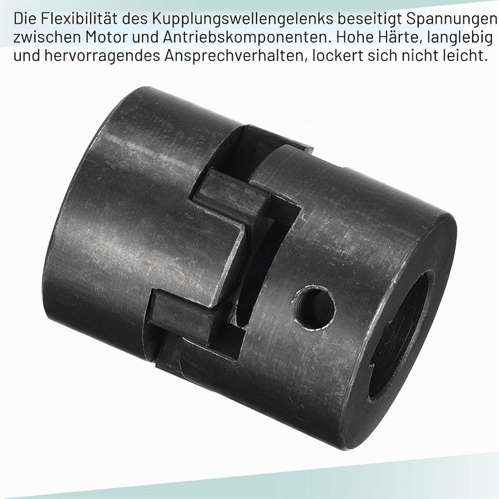 sourcing map Flexible Kupplungswelle 24 mm bis 25 mm 51 mm x 44 mm Motorkupplungsgelenk