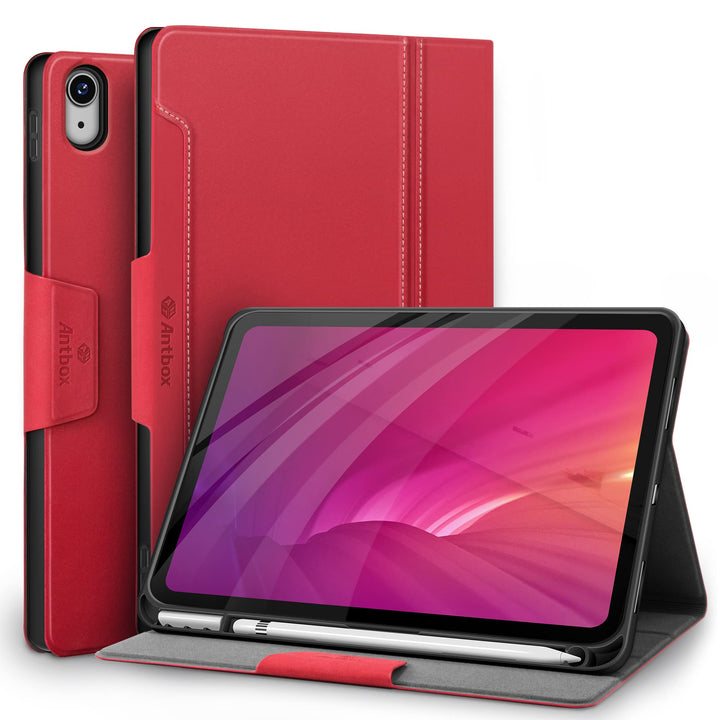 Antbox Hülle für iPad 10 Generation 2022 10,9 Zoll mit stifthalter Apple Pencil Halter Auto Schlaf/W