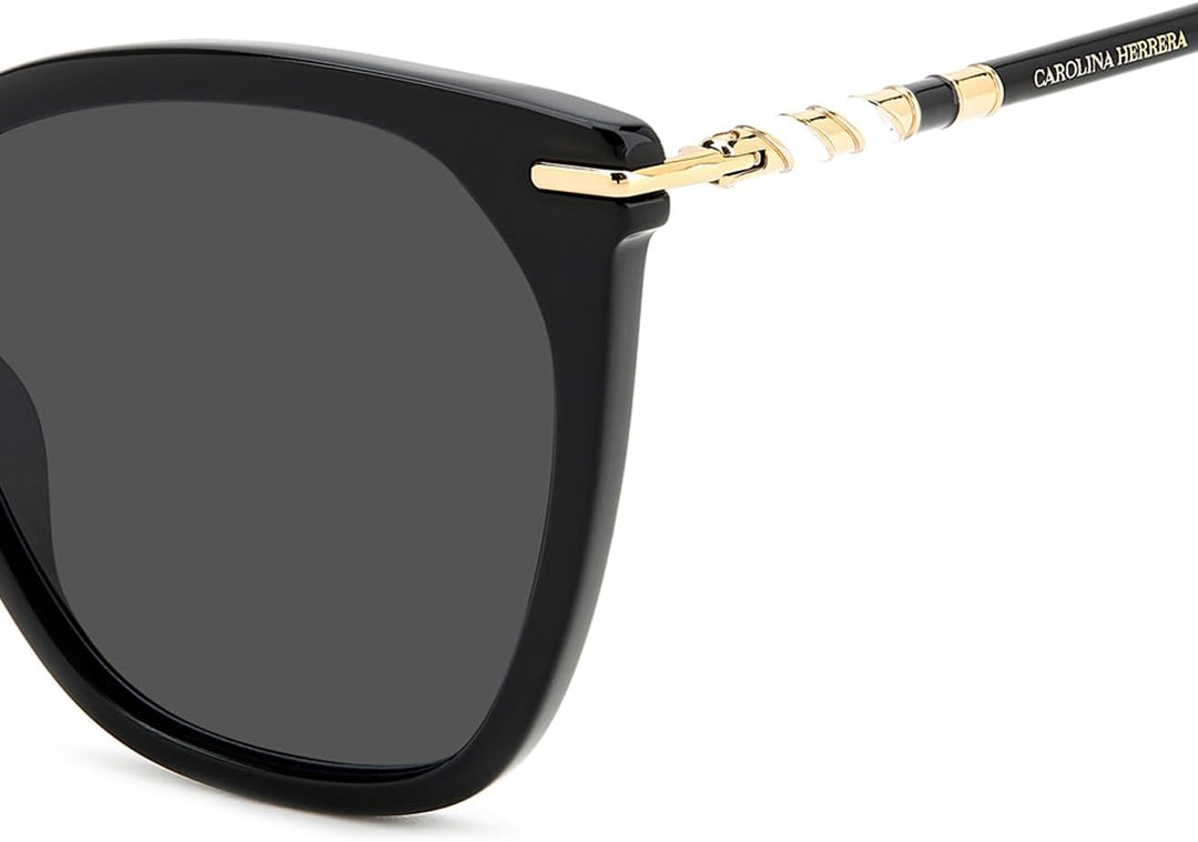 Carolina Herrera Unisex Her 0091/s Sunglasses, 807/IR Black, 56