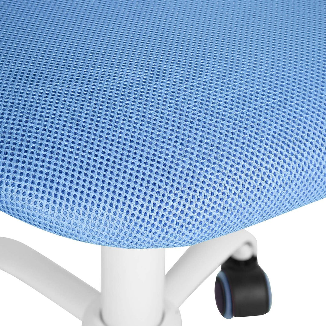 FurnitureR Home Office Stuhl, ergonomischer höhenverstellbarer Drehstuhl mit Rollen, moderner Comput