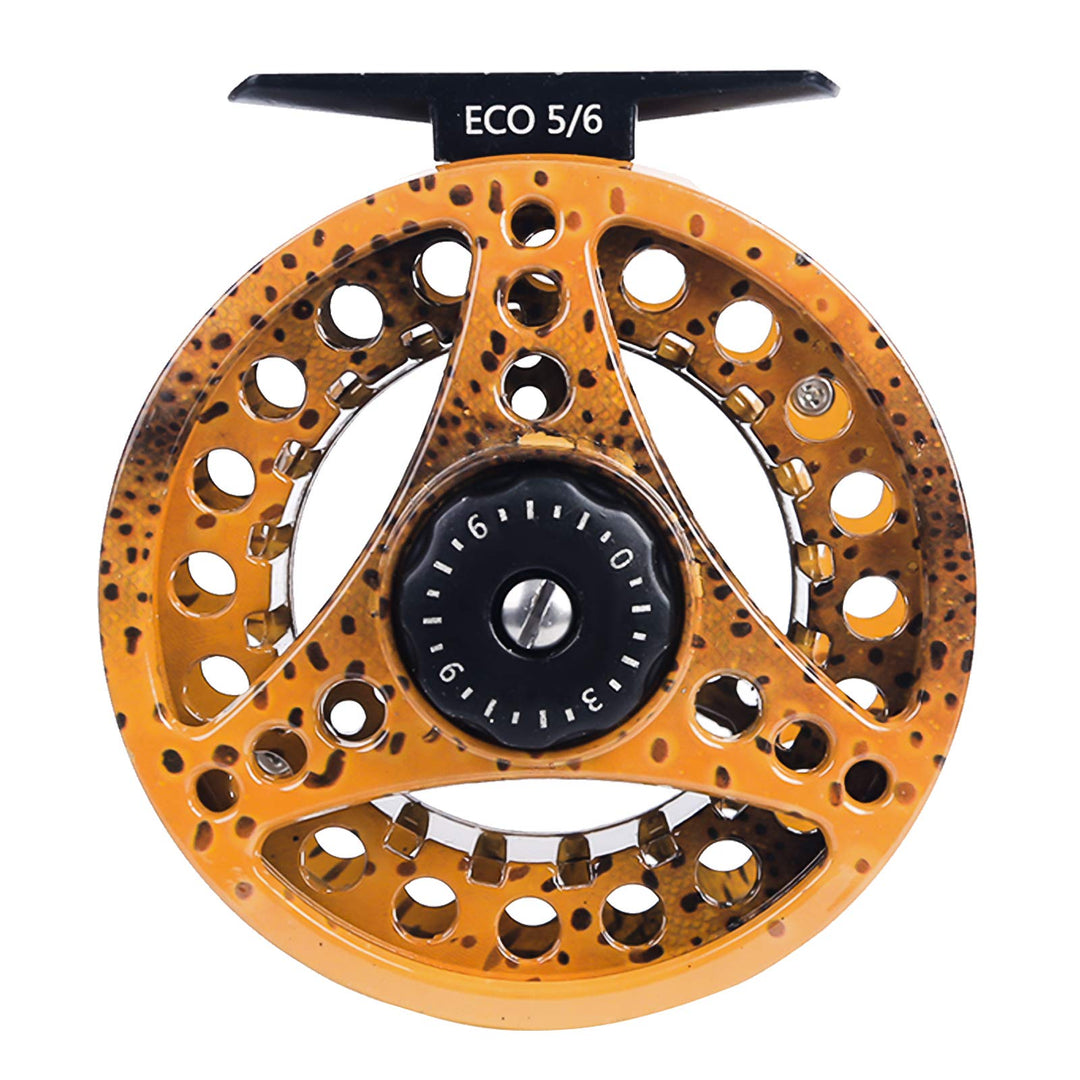 MAXIMUMCATCH ECO Serie Fliegenrolle grosser Spulenkern mit Druckguss-Aluminum-Körper Fliegenfischen