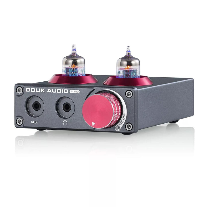 Phono-Vorverstärker,Douk Audio T4 PRO Mini Valve Tube MM Phono Verstärker GE5654 Röhrenvorverstärker