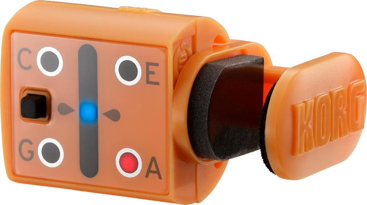 Korg - MiniPitch compact Clip-on Ukulele Tuner - Orange, Orange