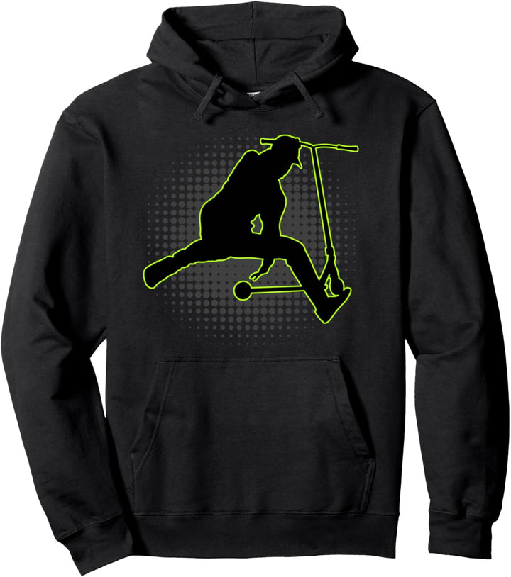 Kickscooter Stuntscooter Stunt Roller Pullover Hoodie