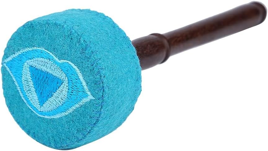 Tibetische Klangschale Stürmer Mallet Hand Made Hartholz Filz Mallet Stick Buddhismus Anlage(Hellbla