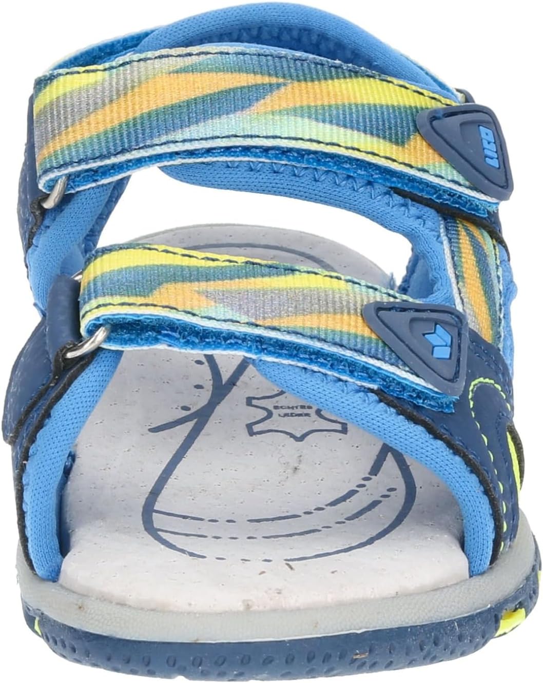 Lico Unisex Kinder Luca VSandalen 27 EU Blau Lemon, 27 EU Blau Lemon