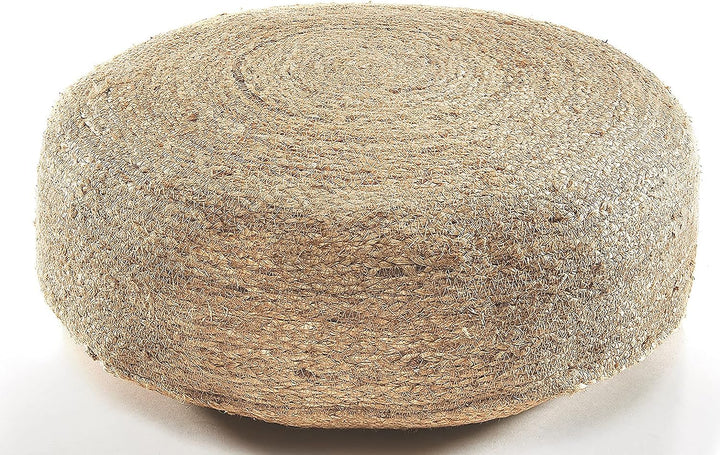 Kobolo Sitzpouf Pouf Bodenhocker - Soul - aus Jute mit Baumwollfüllung