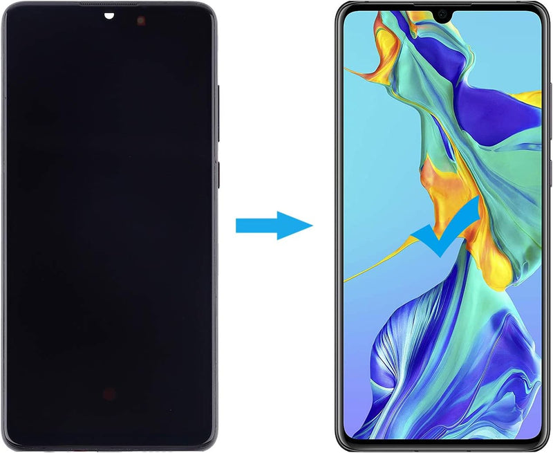 Duotipa Display Kompatibel mit Huawei P30 ELE-L29 ELE-L09 6.1 inch LCD Display Bildschirm Digitizer