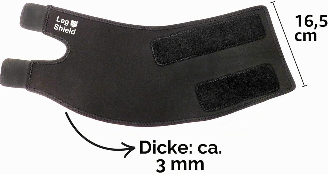 Leg Shield Niedrige Gamaschen – Klettverschluss-Design für einfaches An- und Ausziehen – Neopren-Bei