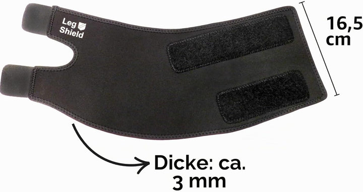 Leg Shield Niedrige Gamaschen – Klettverschluss-Design für einfaches An- und Ausziehen – Neopren-Bei