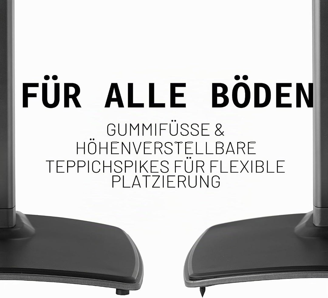 Sanus Lautsprecherständer für Sonos Era 300 Single WSSE31, Feste Höhe Schwarz, Schwarz