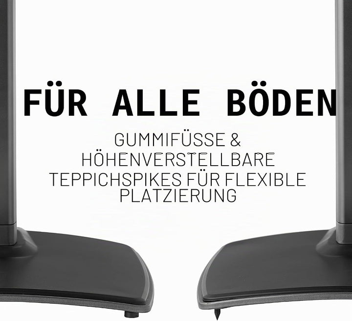 Sanus Lautsprecherständer für Sonos Era 300 Single WSSE31, Feste Höhe Schwarz, Schwarz