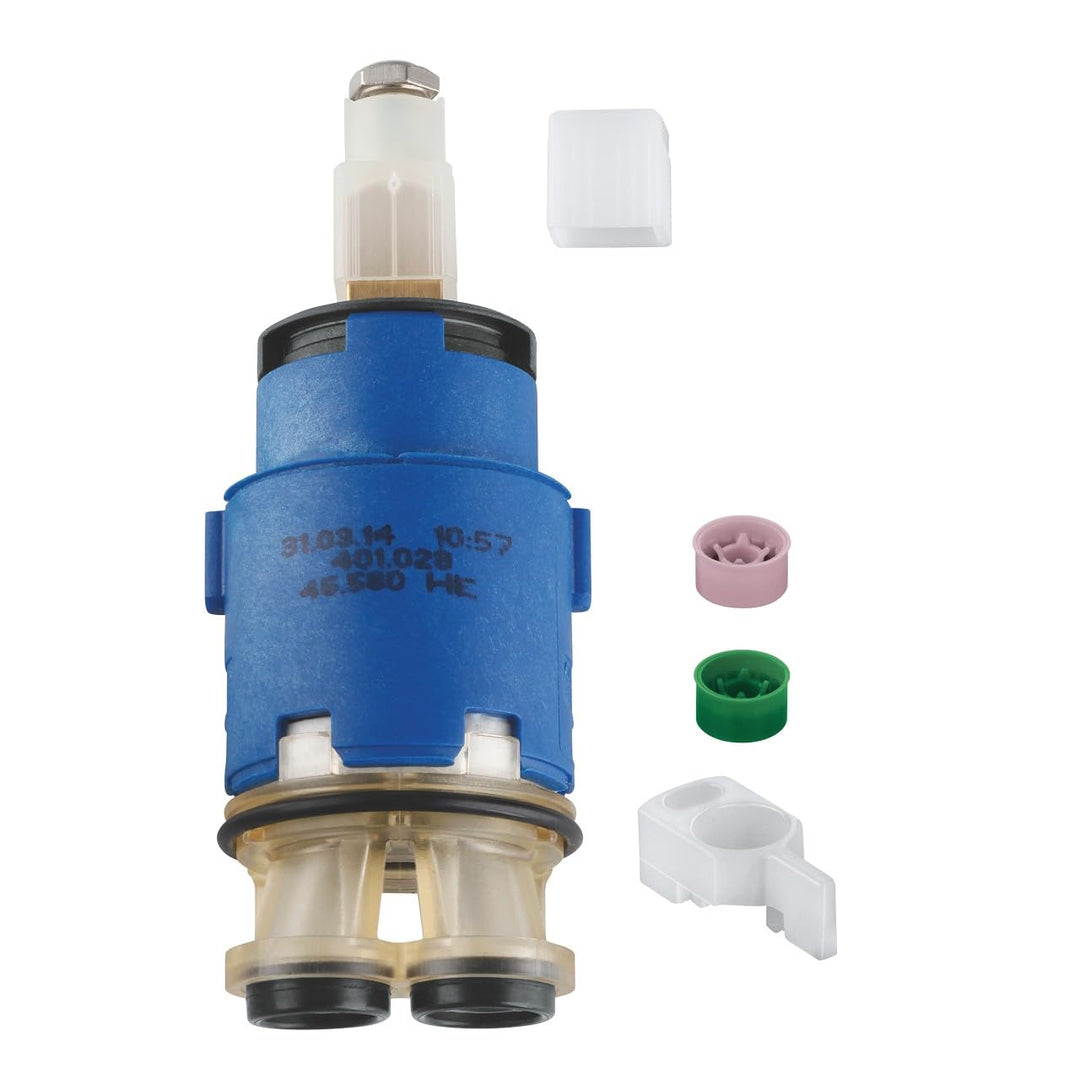 GROHE Kartusche (28 mm, mit keramischem Dichtsystem, mit Temperaturbegrenzer), 46580000 28 mm Für Ei