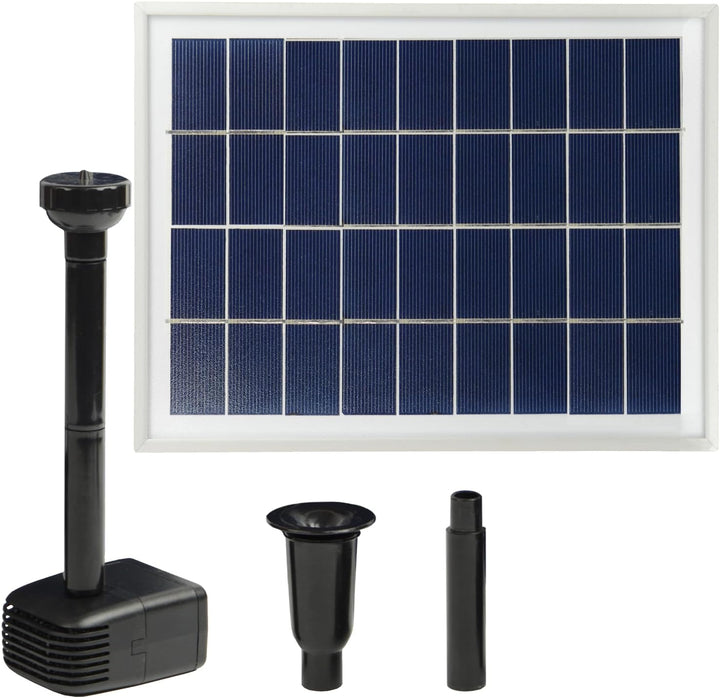 Solar Teichpumpe Solar Springbrunnen Solar Wasserspiel Solar-Teichpumpen-Set für den Gartenteich Sol