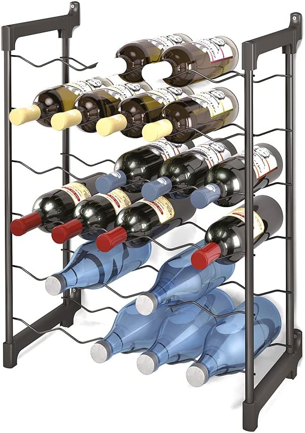 Metaltex UK Ltd (DD) Metaltex Barbera 50 Flaschen, Epotherm Rohr und Draht, kunststoffbeschichtet, S