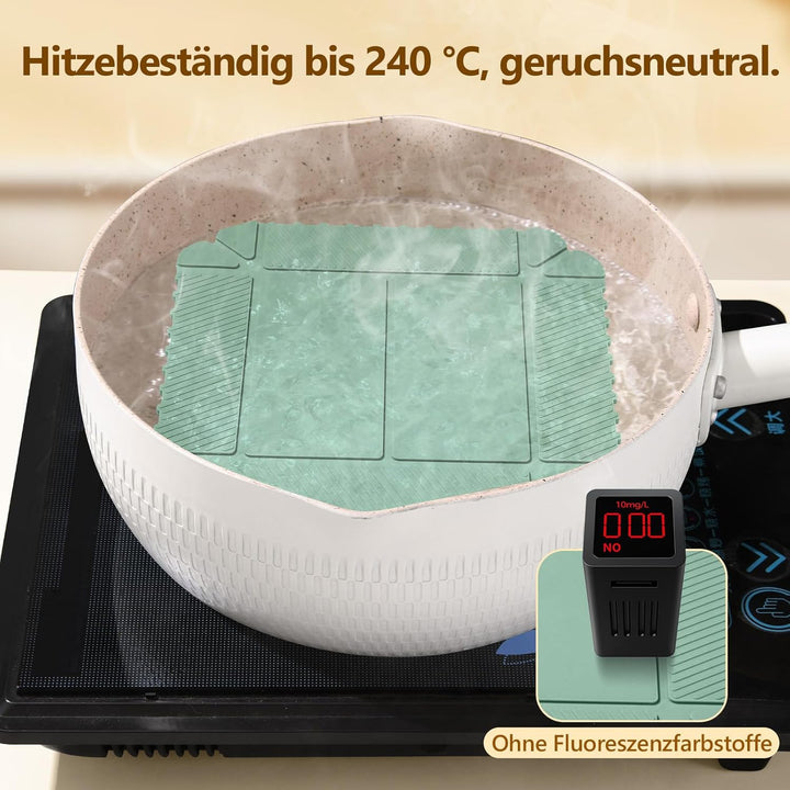 Magnetische Silikon Topfuntersetzer, 3er Set Klappbarer Hitzebeständig Untersetzer (240°C), Magnetis