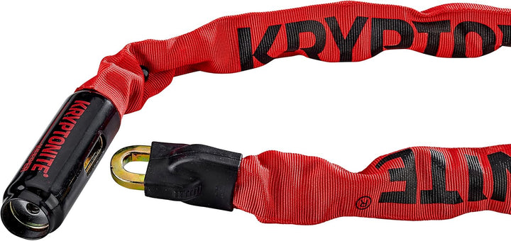 Kryptonite Bügelschloss Keeper 785 Kette ,Rot, Rot