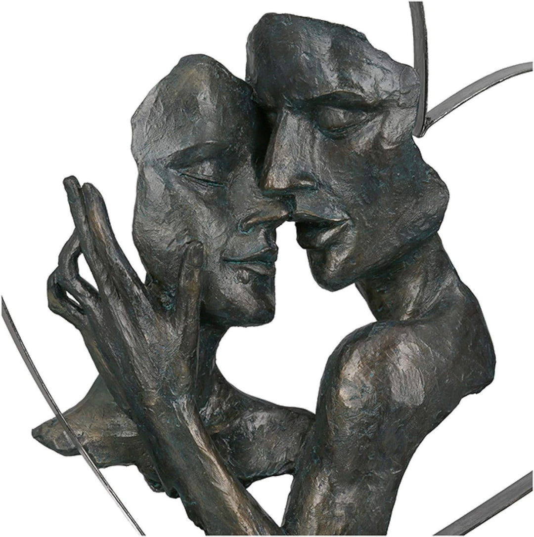Casablanca Deko Skulptur Figur Essential - Herz Glück - antik bronzefarben - Höhe 37 cm Höhe 37 cm B