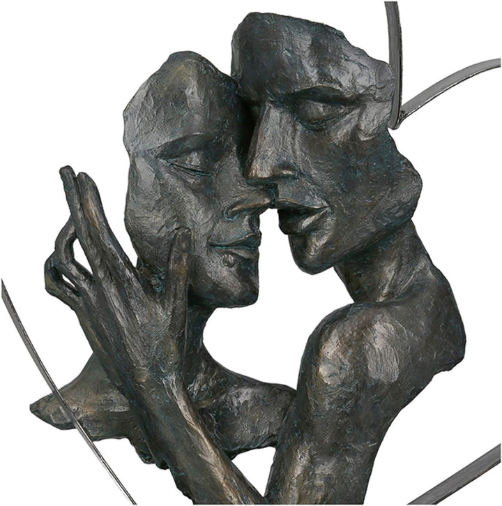 Casablanca Deko Skulptur Figur Essential - Herz Glück - antik bronzefarben - Höhe 37 cm Höhe 37 cm B