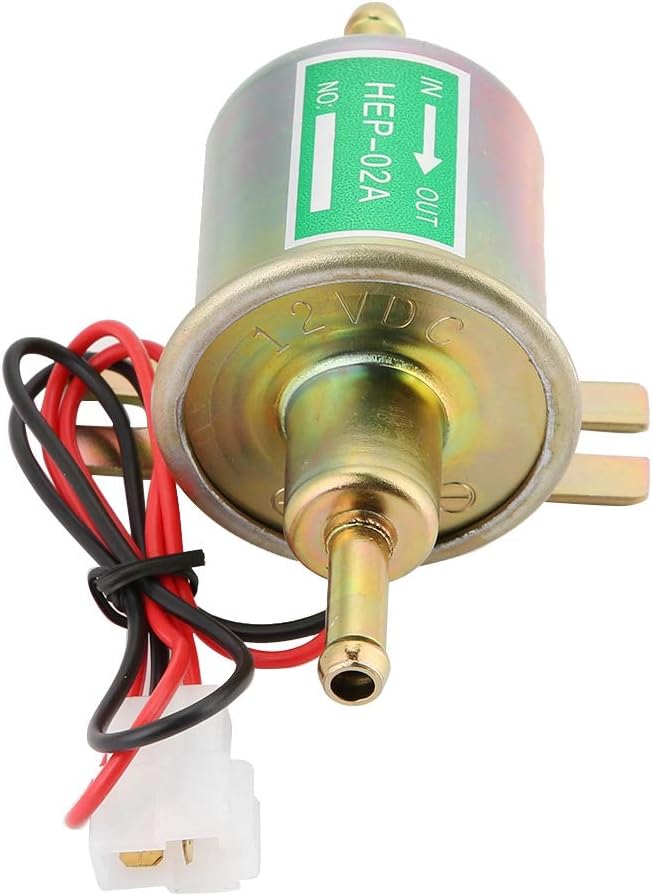 Yctze 70 l/h elektrische Niederdruck-Kraftstoffpumpe 12 / 24V Universal-Inline-Benzinpumpe Installat