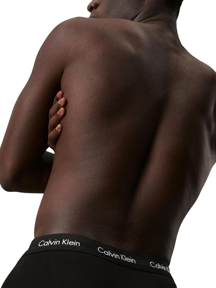 Calvin Klein Herren Low Rise Trunk XS Black/White Logo, XS Black/White Logo
