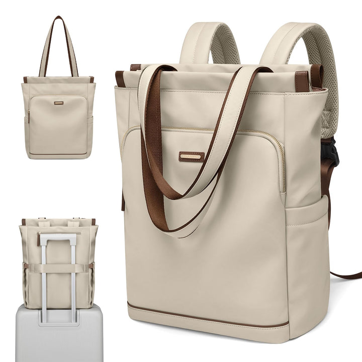 GOLF SUPAGS Convertible Laptop-Rucksack für Frauen Casual Daypack Notebook Tote Bag für Arbeit Hochs