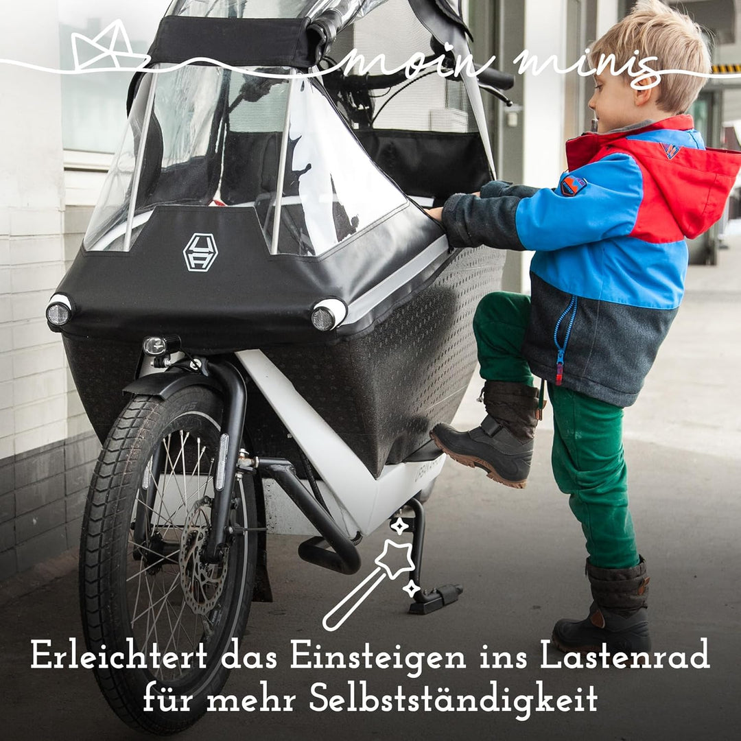 Einstiegshilfe für Urban Arrow Family Lastenrad Fahhrad Cargo Bike Trittbrett für Kinder Trittstufe