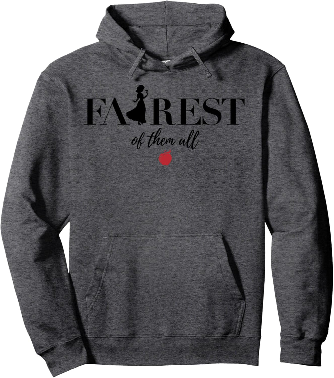 Disney Snow White Fairest Silhouette Text Pullover Hoodie