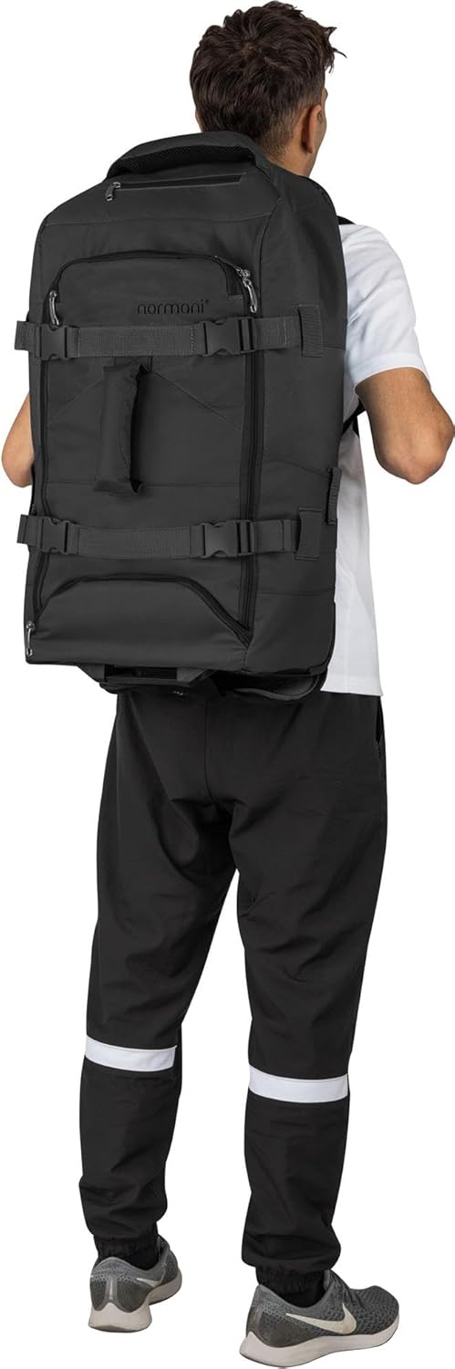 normani Backpacker Reisetaschen-Rucksack mit Trolleyfunktion - Trolley mit Frontloader Funktion und
