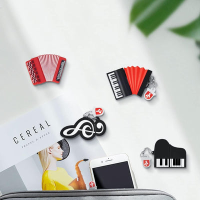32GB*5 USB-Stick USB-Flash-Laufwerk Akkordeon*2/Saxophon/Klavier/Note, Memory Stick Cartoon Speicher