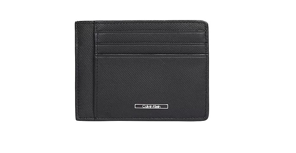 Calvin Klein Herren Commute ID Cardholder K50K507391 geldbörsen, Schwarz (Ck Black)
