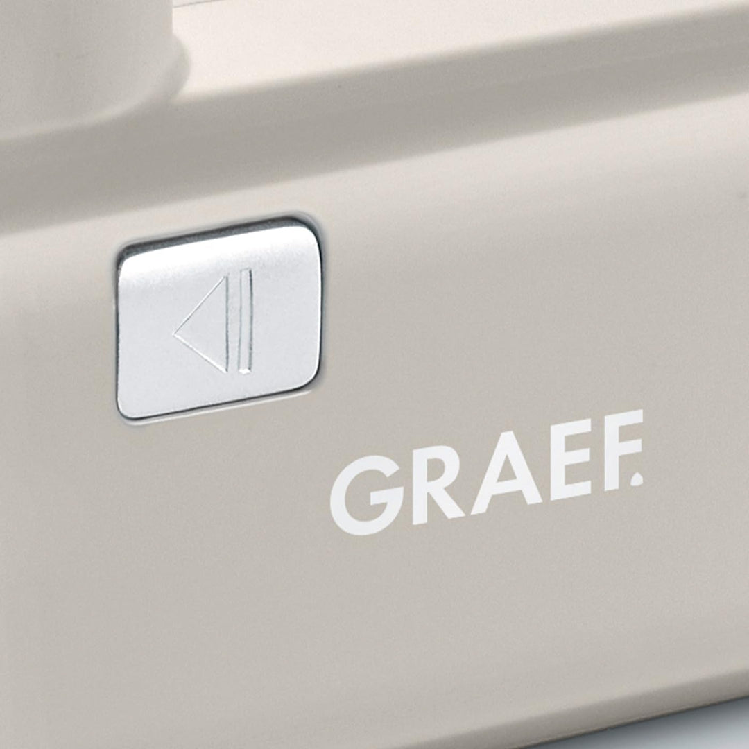 GRAEF. Elektromesser EK508, taupe, elektrisches Brotmesser für die Küche, elektrisches Fleischmesser