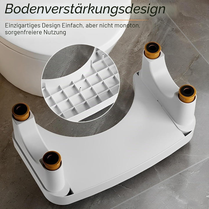 TAIZER Toilettenhocker,Toilettenhocker Erwachsene,Kackhocker,Klohocker,Die Höhe der 4 Stufen kann vo