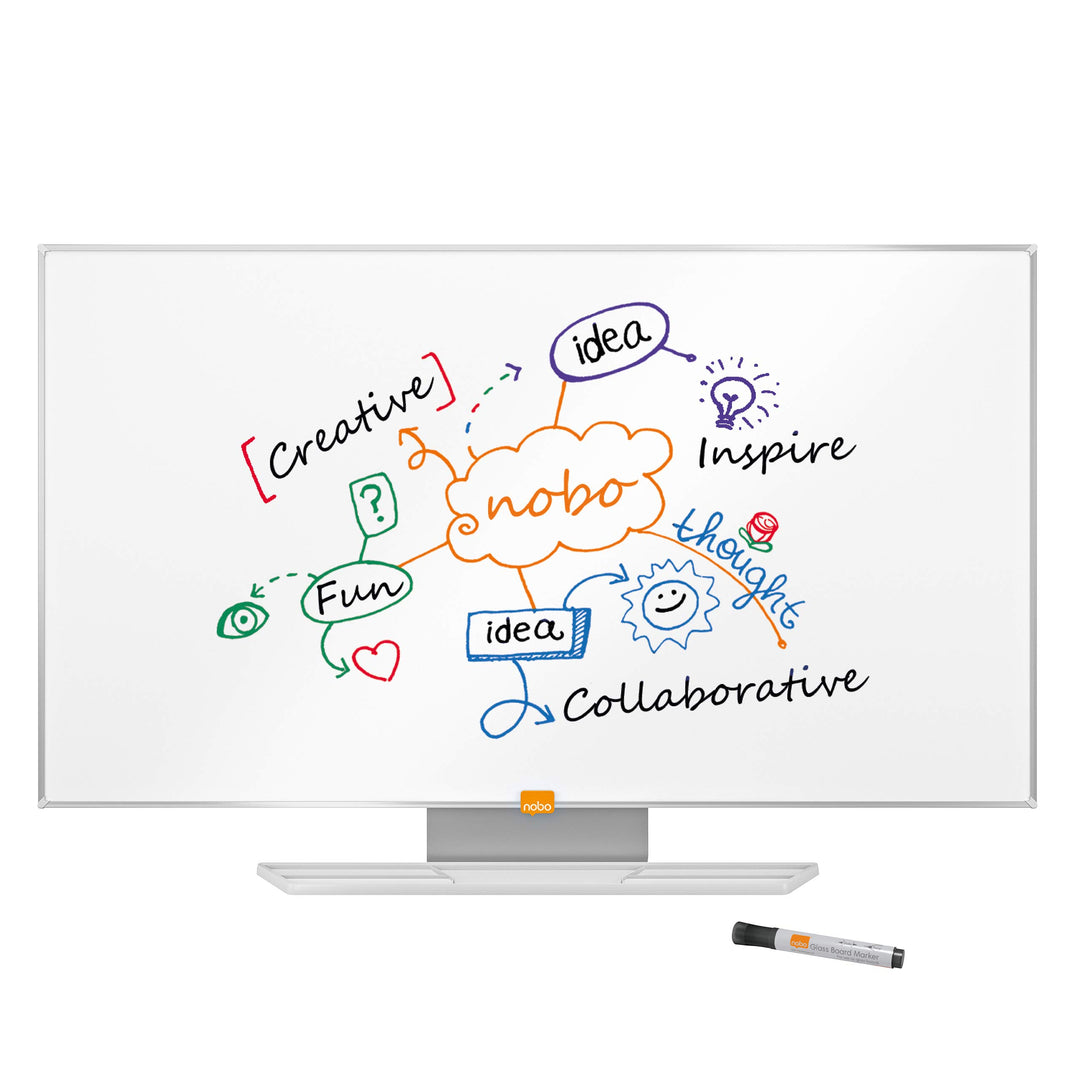 Nobo 1905297 Widescreen 40" Stahl Nano Clean Whiteboard weiss
