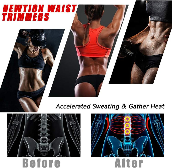 Yokald Herren Sauna Schweiss Weste Zipper Anzug Neopren Korsett Fitness Shapewear Kompression Taille